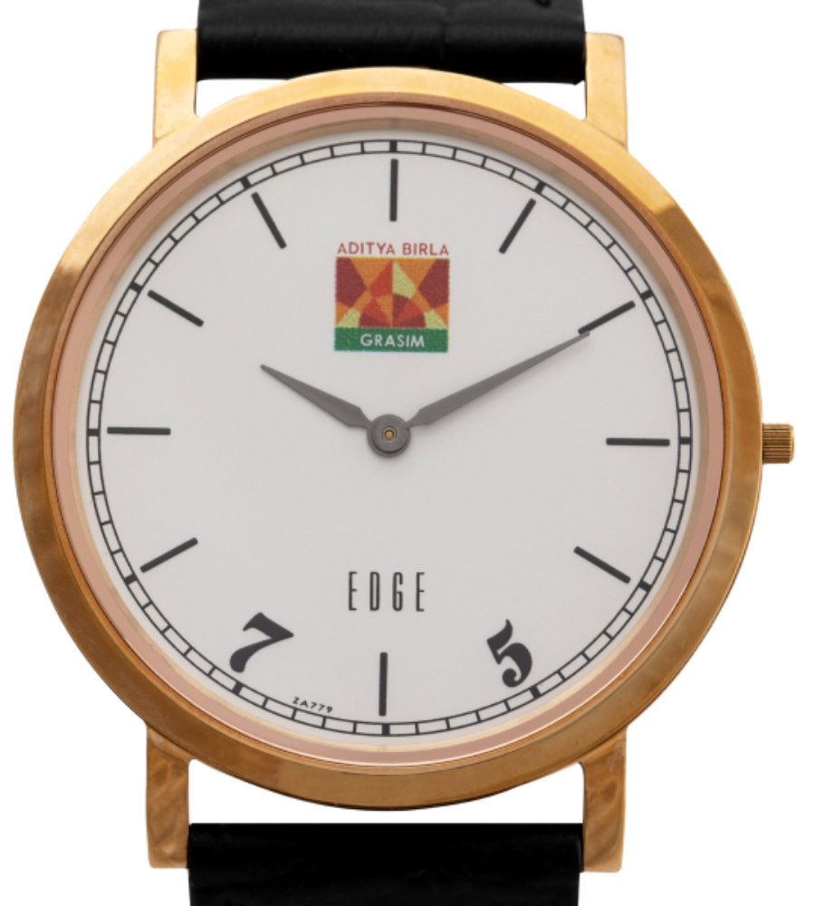 Titan Edge Slim Watch Customized for 75 years of Aditya Birla – Grasim