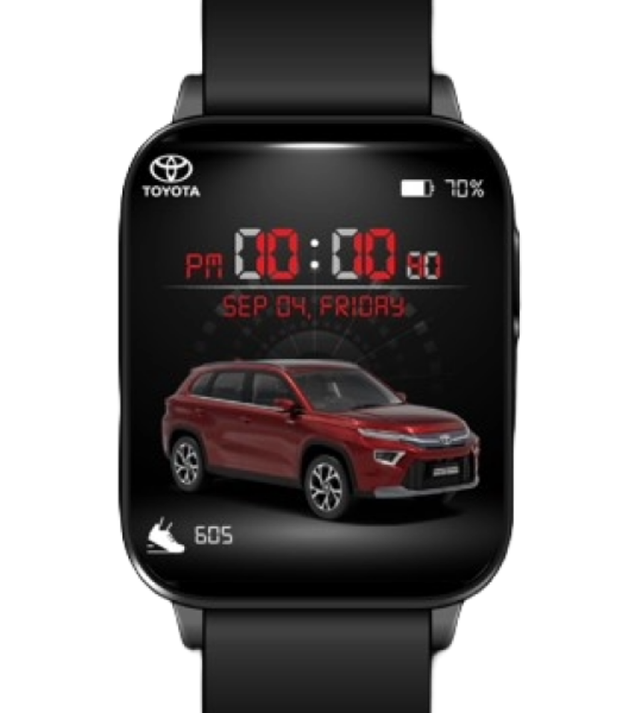 Fastrack Smart Watch Customized for Toyota Urban Cruiser Hyryder