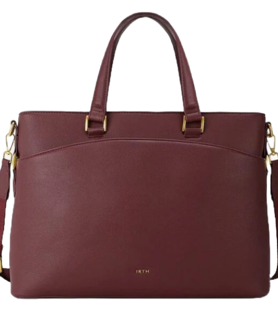IRTH Noa Dark Cherry Work Bag