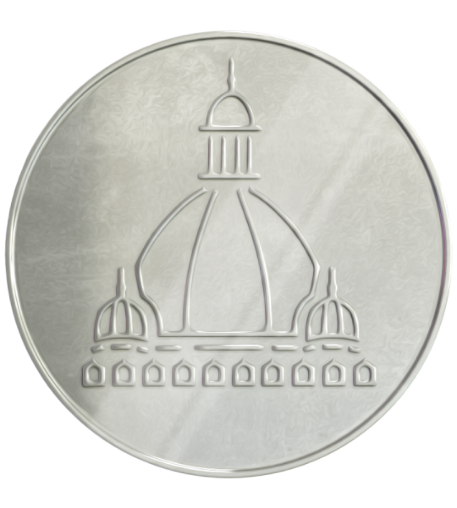 100 gram Tanishq Custom Silver Coin for Taj Mahal Palace